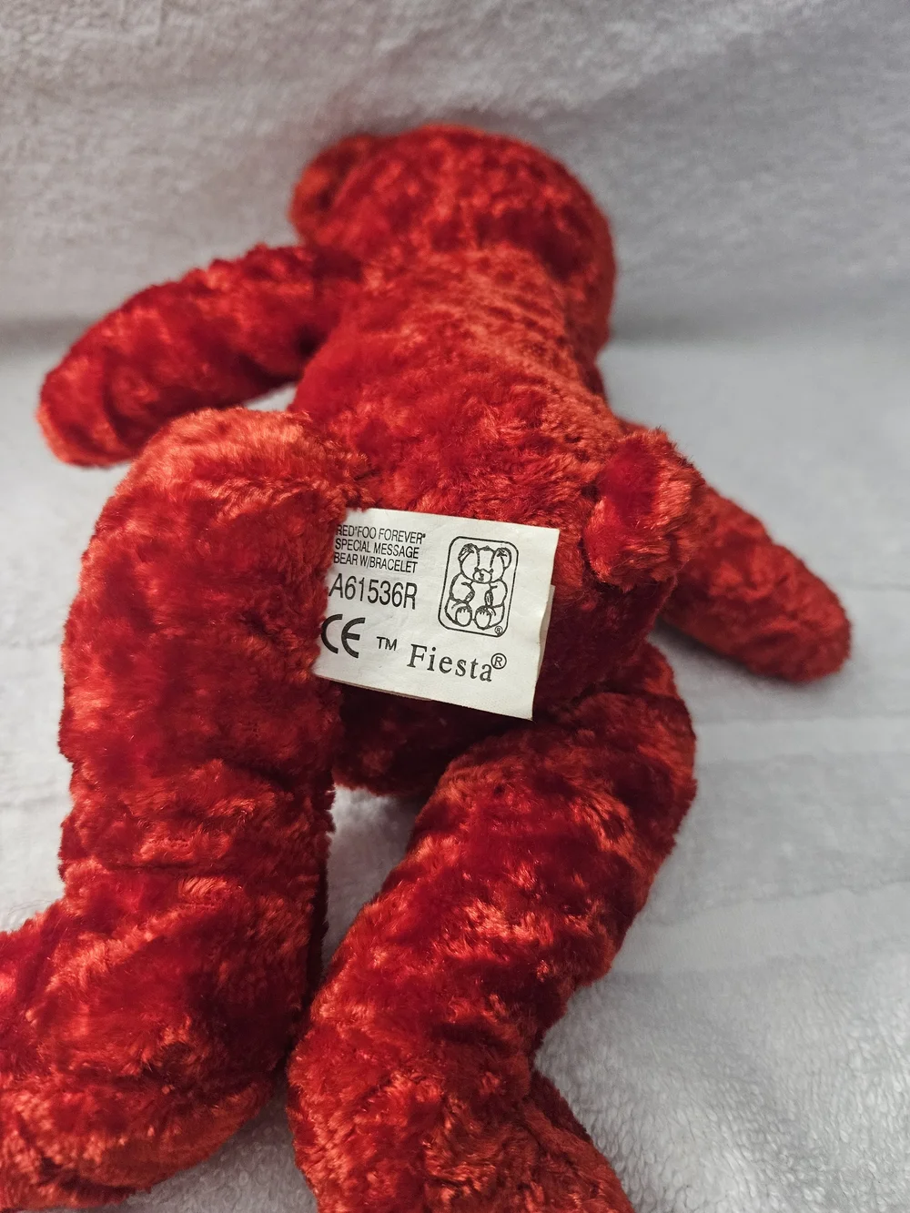 Fiesta Foo Forever Red Bear Yin Yang Wisdom Plush Stuffed Animal Toy 10